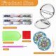 thumbnail image 4 of Cuadros Decorativos DIY Crystal Diamond Mirror Portable Datura Art Craft Set para niña (052) Wdftyju embutido en tela, 4 of 8