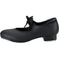 thumbnail image 3 of Unisex PU Leather/Patent Ribbon Tie Tap Shoe Dance Shoes for Women Dance Shoes, 3 of 13
