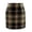 6# Brown, variant on Cyglowse Fall Plaid Skirts for Women High Waist Bodycon Mini Skirt Ladies Above The Knee Dress Fall Fashion Brown XL