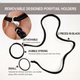 thumbnail image 4 of karymi Elastic Ponytail Holder Headband for Women Stretchy Hair Ties Non Slip Comfortable Durable for Gym Workout Daily Use Multiple Colors Available Birthday Gifts, 4 of 5