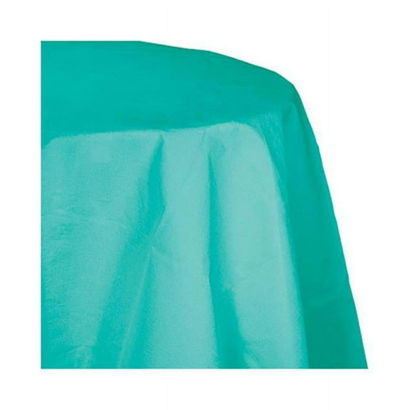 Teal Lagoon Octy Round Tablecloth Each