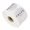 thumbnail image 3 of FRCOLOR thank you decal 500pcs/ Roll Thank You Tag Label Sticker Gift bouquets Labels Sealing Stickers,1.5"X1.5"X0.04", 3 of 5