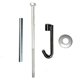 thumbnail image 1 of Kit de 4 ganchos for pernos de soporte de rueda de repuesto de automóvil for Mitsubishi Outlander 2013-2021 #MR594567, MF450007, MR491996 Piezas de desgaste de metal, 1 of 6