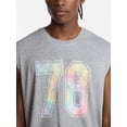 thumbnail image 4 of No Boundaries Pride Boxy Cropped Fit Tank Top, Men's Sizes XS-5XL, 4 of 5