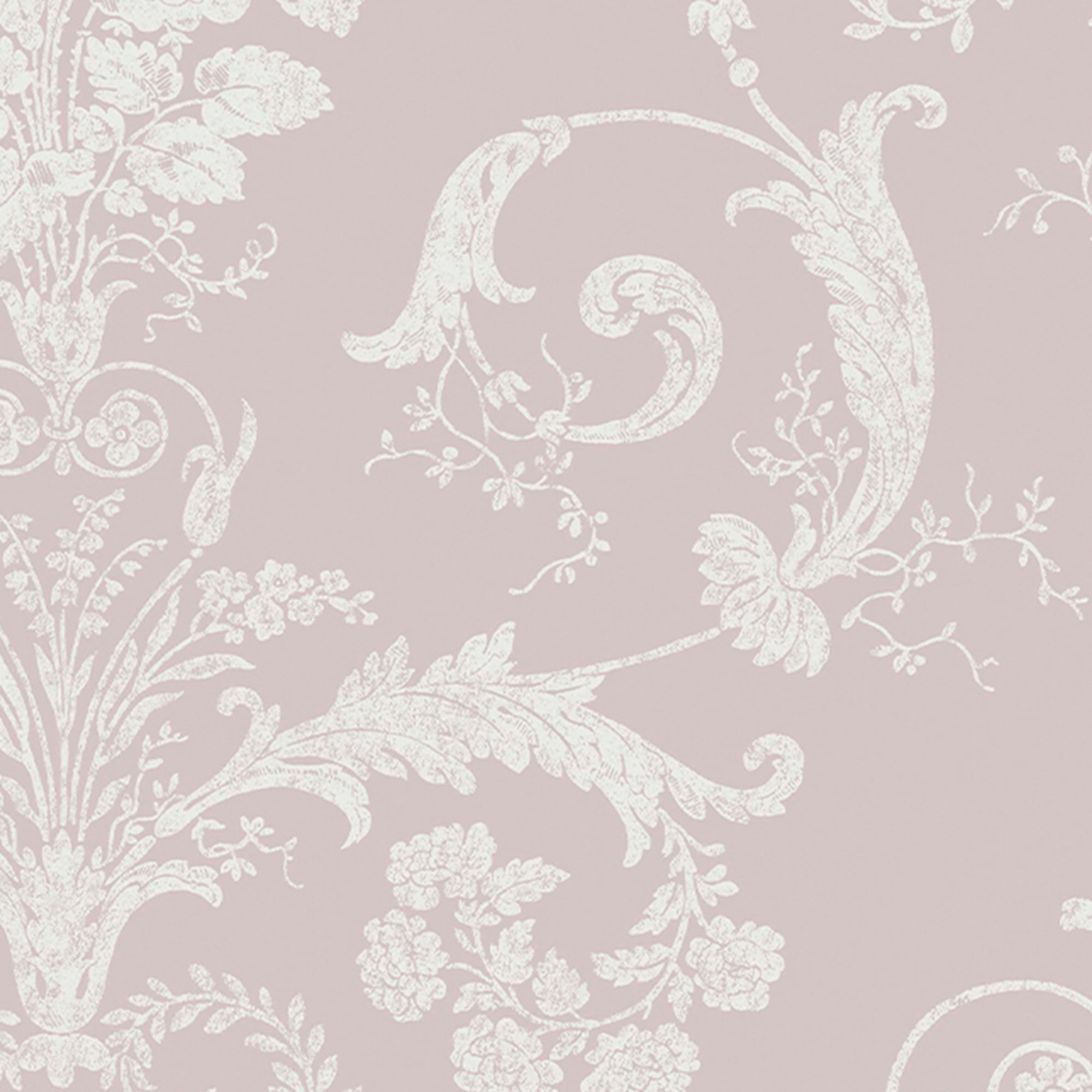 Laura Ashley Josette Amethyst Wallpaper