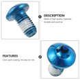 thumbnail image 5 of FONDOTIN 12-Pack Color Coated Bike Disc Bolts Screws for Secure Disc Rotor Fixing, 5 of 6
