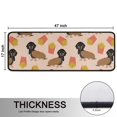 thumbnail image 5 of Kitchen Rugs Sets Of 2,Dachshund Hotdog Fries Anti Fatigue Kitchen Mat Rugs Non Slip Washable,Decorative Kitchen Floor Mats for Kitchen,Sink,Laundry,17"x47"+17"x47", 5 of 5