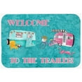 thumbnail image 2 of Caroline's Treasures Welcome To The Trailer Kitchen/Bath Mat, 2 of 2