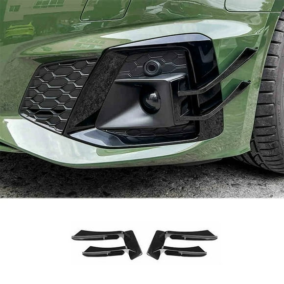 Front Bumper Airvent Blade Trim For A-U-D-I A5 B9 Sportback Coupe Cabriolet S5 2019-2023 Fog Lamp Canards Flicks Trim Bodykits