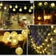 thumbnail image 4 of Guirnalda de 50 luces LED solares para exteriores, luces de jardín, bola de cristal, guirnalda navideña impermeable para decoración de jardín, 4 of 5