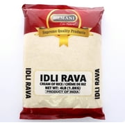 HEMANI Freshly Milled Idli Rava Flour - 4LB (1.8KG) - 100% Natural, Vegan & Gluten Free Flour - Indian Origin - Delicious to use in Idlis, Hot Cereals, Gluten Free Pastries & Rice Flour Cakes.