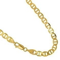 thumbnail image 2 of JewelStop 14k Solid Yellow Gold 6.3 mm Mariner Chain Bracelet, Lobster Claw Clasp - 8.5 Inches, 7.8gr., 2 of 7