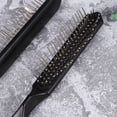 thumbnail image 7 of HONMEET 2Pcs Wig Brush Black with Airbag Cushion for Gentle Detangling, 7 of 7