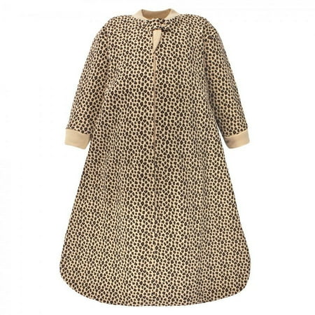 UPC: 0660168594638 | Hudson Baby Infant Girl Premium Quilted Long Sleeve Sleeping Bag and Wearable Blanket  Leopard  12-18 Months