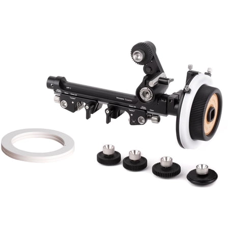 UPC: 0606184853717 | Wooden Camera UFF-1 Universal Follow Focus for 15mm LW  15mm Studio and 19mm Rods  Base