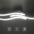thumbnail image 2 of Toystoory Lámpara de techo de onda led Lámpara de techo en forma de trifurcado Luces colgantes LED minimalistas modernas 3 tiras de LED Iluminación y accesorios No.2 Toystoory HA025649-02, 2 of 5