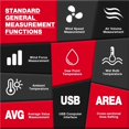 thumbnail image 3 of Digital Anemometer Portable Hand Held Wind Speed Meter Windmeter LCD Backlight Display Temperature Humidity Meter ,Easy to Operate, 3 of 6