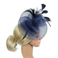 thumbnail image 2 of LEKODE Vintage Hat Women's Fascinators Tea Party Hats Tea Hats for Women 2025 Hats for Tea Party Fascinator Hat Fashion Hats for Women Navy One Size, 2 of 7