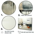thumbnail image 3 of Designart "Monochromatic Road Abstract II" Abstract Collages Wall Decor, 3 of 7