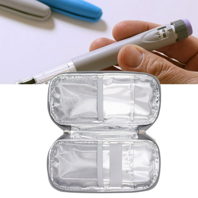 Bolsa De Enfriamiento Portátil, Buena Protección, 2 Bolsas De Hielo, Preservación Del Calor, Estuche Enfriador De Insulina Para Trabajo Empresarial
