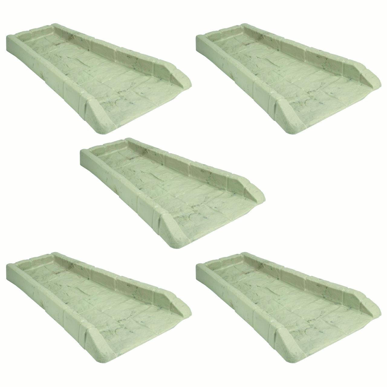 Suncast Decorative Rain Gutter Downspout Garden Splash Block (5 Pack
