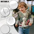 thumbnail image 7 of DISNIMO Christmas Sweatshirt for Girls Dog Printed Pullover Tops Long Sleeve Sweater Fall Winter T-Shirts for Toddler Girls 1-2 Years, 7 of 7