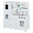 thumbnail image 1 of Qaba Large Kids Kitchen Playset With Telephone, Water Dispenser Simulation Cooking Set, 1 of 10
