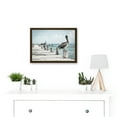 thumbnail image 2 of Animal Photo Bird Pelicans Ocean Pier Artwork Framed Wall Art Print A4, 2 of 4