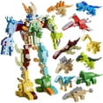 thumbnail image 1 of Building Block Toy for Kids, Small Particle Assembly, Boys, Dinosaur Guardian, 10 Boxes (Qiwu 77707), Box, 1 of 2