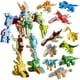 thumbnail image 1 of Juguete de bloques de construcción para niños, ensamblaje de partículas pequeñas, dinosaurio guardián, 10 cajas (Qiwu 77707), caja, 1 of 2