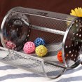 thumbnail image 2 of Rotisserie BBQ Rolling Grill Basket Stainless Steel Grilled Cage Toaster Oven Accessories Vegetables Electric Portable, 2 of 6