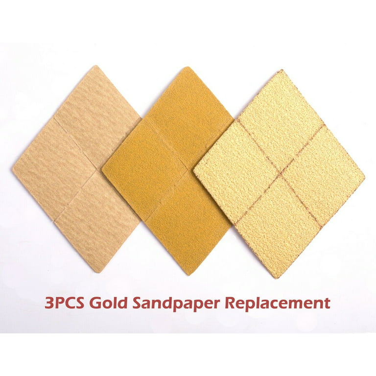 Mouse Sander Sandpaper Detail Sanding Pads Hook Loop 60-220Grit for Black+ Decker