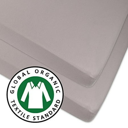 organic pack n play sheet portable mini crib sheet 2 pack 100