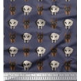 thumbnail image 1 of Soimoi Cotton Poplin Fabric Great Dane & Doberman Dog Print Fabric by Yard 56 Inch Wide, 1 of 1