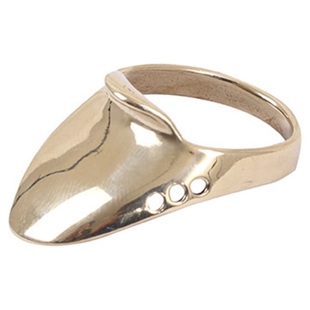 Protector de Dedo Hugtrwg para Tiro Con Pulgar Anillo de Latón 20mm
