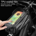 thumbnail image 4 of Visland Waterproof Bicycle Bag Zipper Closure Touch Control Design Phone Container Universal Easy to Install Cycling Organizer Bag, 4 of 7