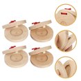 thumbnail image 1 of PENIKOKO 4 Pcs Castanets Jouet Musical Création Rythmique en Bois pour Performance Musicale, 1 of 6
