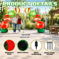 8.2 Ft Giantmas Inflatable Arch Led Yard Decor Ball - Walmart.com
