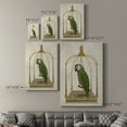 thumbnail image 4 of Green Parrot on Swing Premium Gallery Wrapped Canvas - Ready to Hang, 4 of 9
