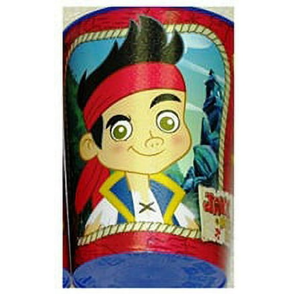 Jake and the Neverland Pirates Blue Plastic 16 Oz Reusable Keepsake Favor Cup