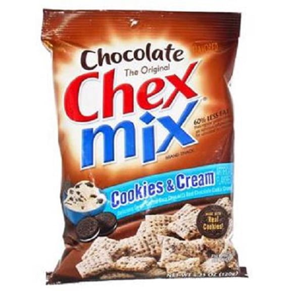 Chex Mix Muddy Buddies Cookies & Cream Snack Mix, 4.25 oz. - 7 Count