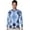 Blue Tiedye, variant on Men's UPF 50+ Long Sleeve Sun Shirt, Quick-Dry UV Protection Rash Guard Mint, XXL