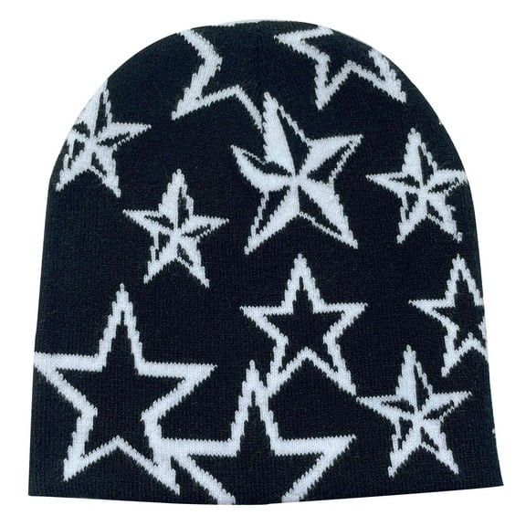 iHPH7 Winter Accessories for Women Winter Beanies for Men Winter Hat Mens Beanies for Winter Knitted Hat Skull Hat Beanie Hats for Women Black One Size