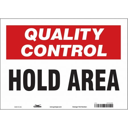 

Condor Safety Sign 10 inx14 in Vinyl 475J96