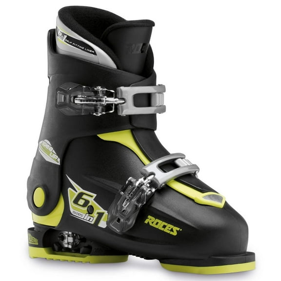 Roces Idea Up Adjustable Kids Ski Boots Adjustable Size Junior Very Soft Flex