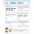 thumbnail image 3 of Common Core Math 1st Grade Common Core Math: Daily Practice Workbook 1000+ Practice Questions and Video Explanations Argo Brothers, (Paperback), 3 of 4