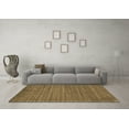 thumbnail image 3 of Ahgly Company Indoor Square Abstract Brown Contemporary Area Rugs, 3' Square, 3 of 4
