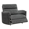 thumbnail image 3 of Pemberly Row XL Mediterranean Charcoal Extra Wide Power Glider Recliner Two Pack, 3 of 10