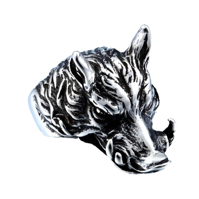 Sonducket Anillo de estilo Punk de acero, anillos de decoración personalizados, joyería, accesorios decorativos para discoteca, Bar, fiesta Ropa, zapatos y accesorios Miscelánea Talla 12 Sonducket AP015197-06