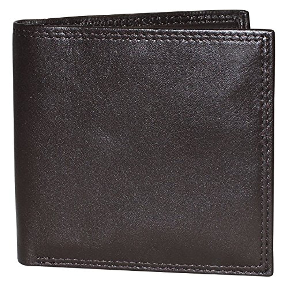Buxton Men's Buxton Men's Emblemleather Cardex Wallet, Brown, One Size